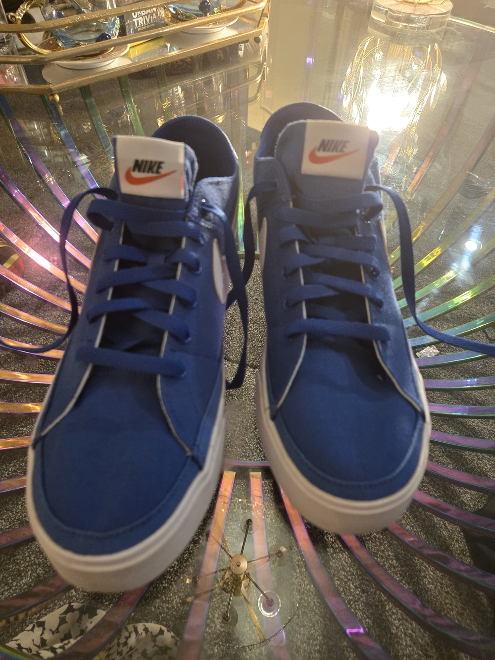 Nike Court Legacy Canvas 'Game Royal' low-top lifestyle sneakers Men Size 12 - Picture 2 of 10